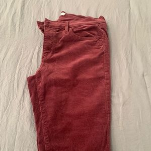 Corduroy pants -wine